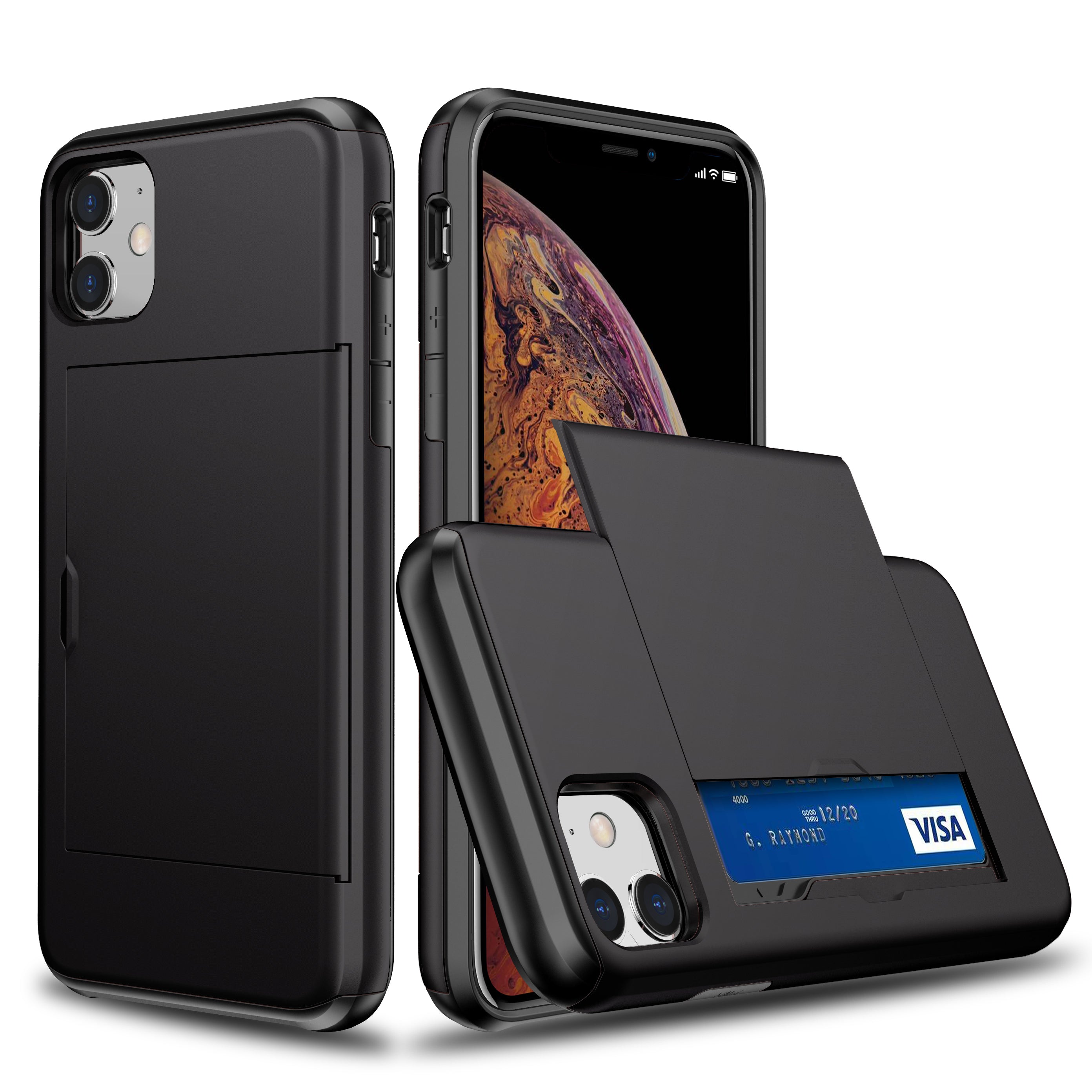 Shockproof Wallet Mobile Phone Case for iPhone11 Main image