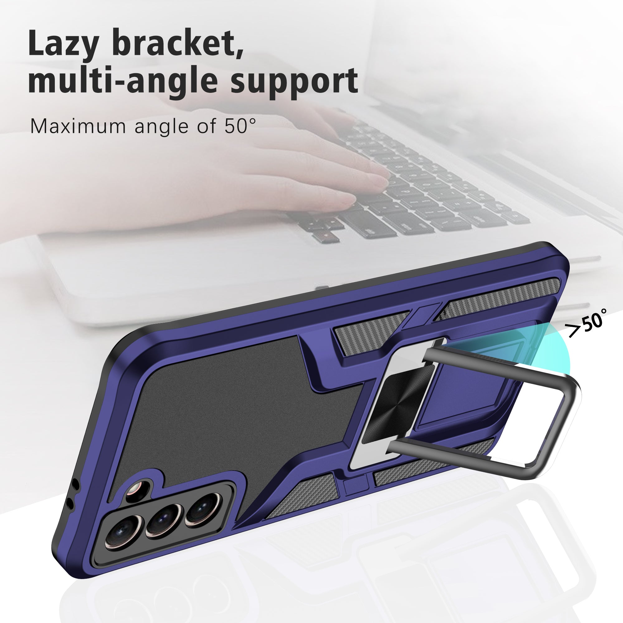Magnetic Shockproof Heavy Duty Mobile Case for Samsung Galaxy S21 Secondary image