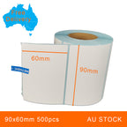40 Rolls 90x60mm 500pcs High Quality Direct Thermal Labels