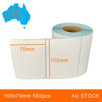 30 Rolls 100x70mm 500pcs High Quality Direct Thermal Labels