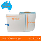 12 Rolls 100x100mm 500pcs High Quality Direct Thermal Labels