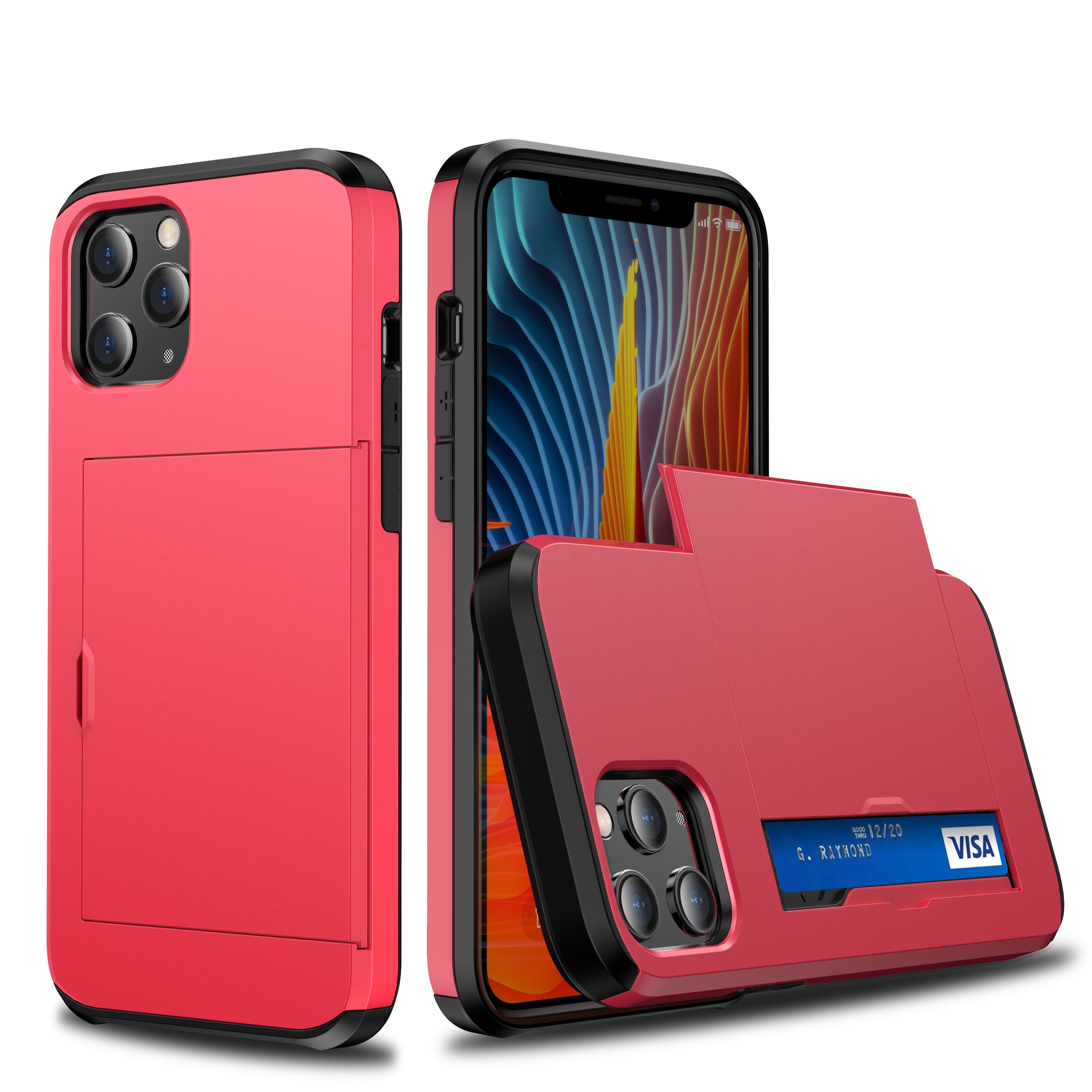 Shockproof Wallet Mobile Phone Case for iPhone12/12Pro Secondary image
