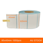 30 Rolls 60x40mm 1000pcs High Quality Direct Thermal Labels