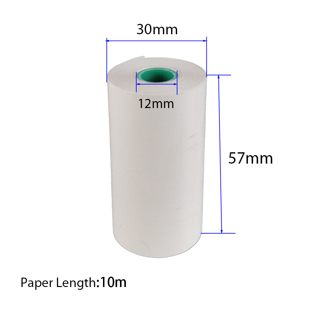 1 Roll 57x30mm 10m Thermal Receipt Paper Roll