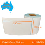 1 Roll 100x150mm 300pcs High-Quality Direct Thermal Labels
