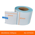 1 Roll 60x50mm 500pcs High Quality Direct Thermal Labels