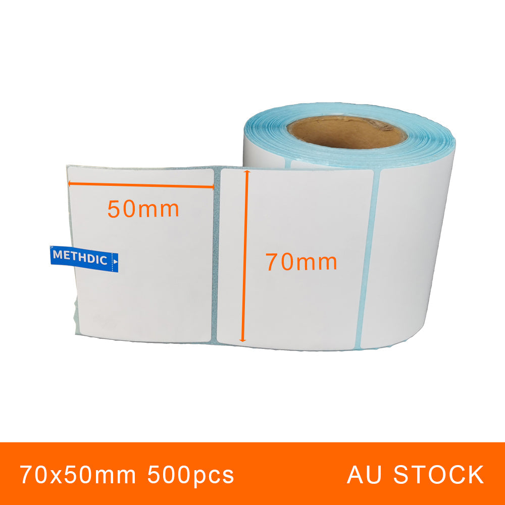 1 Roll 70x50mm 500pcs High Quality Direct Thermal Labels