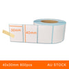1 Roll 40x30mm 800pcs High Quality Direct Thermal Labels