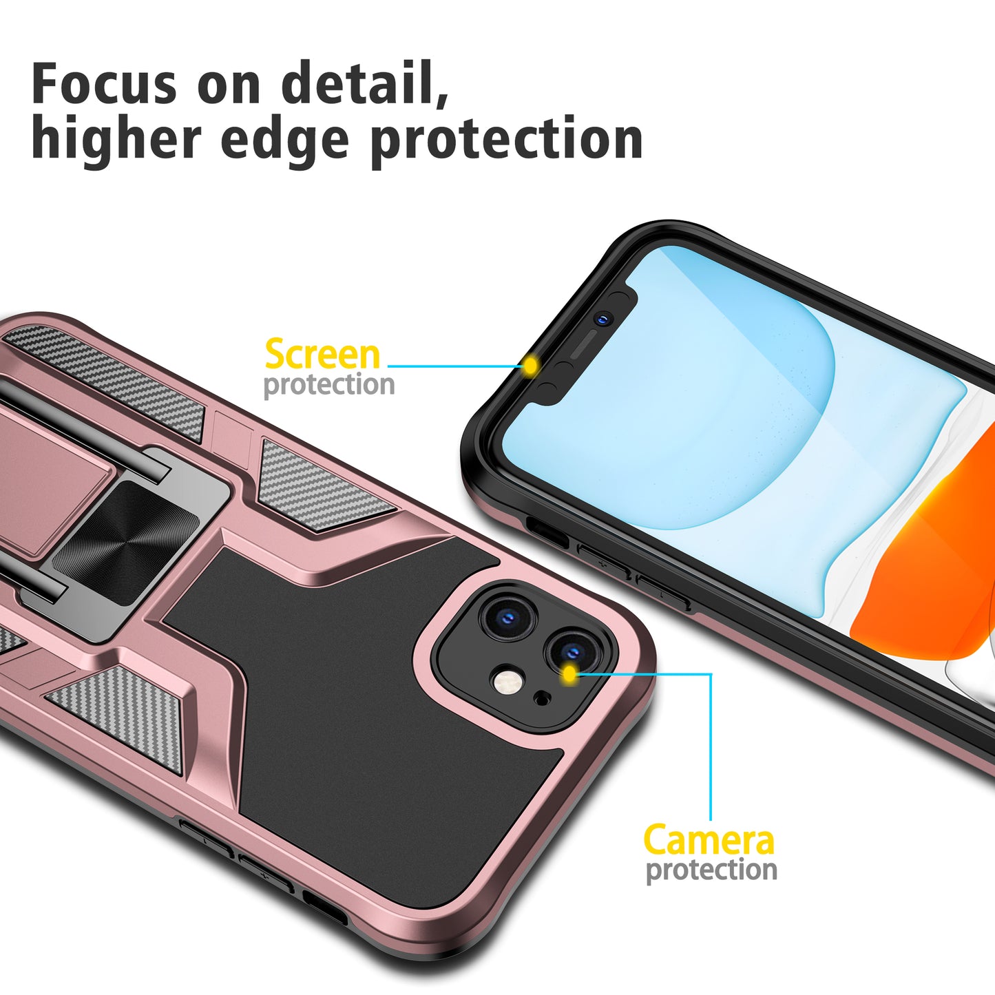 Magnetic Shockproof Heavy Duty Mobile Case for iPhone11