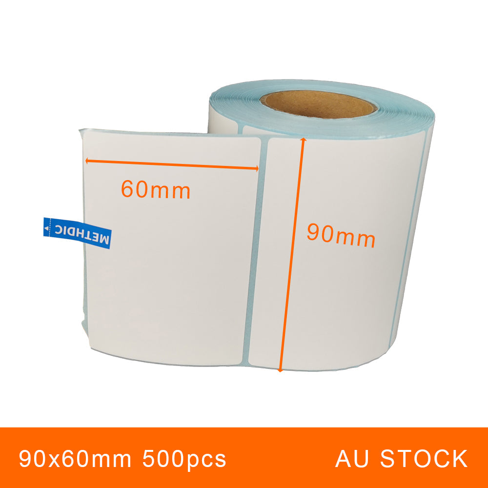 1 Roll 90x60mm 500pcs High Quality Direct Thermal Labels