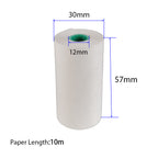 50 Rolls 57x30mm 10m Thermal Receipt Paper Roll