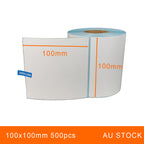 12 Rolls 100x100mm 500pcs High Quality Direct Thermal Labels