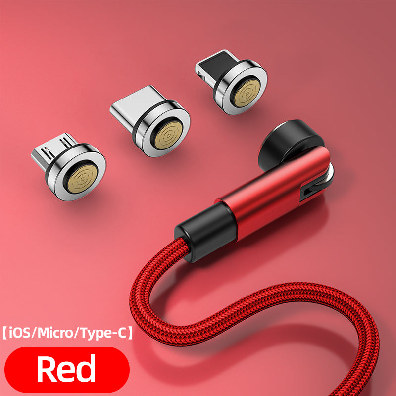 Rotating Magnetic Mobile Phone Charger Cable 1M, 2M USB to Micro  Lightning Type-C Secondary image