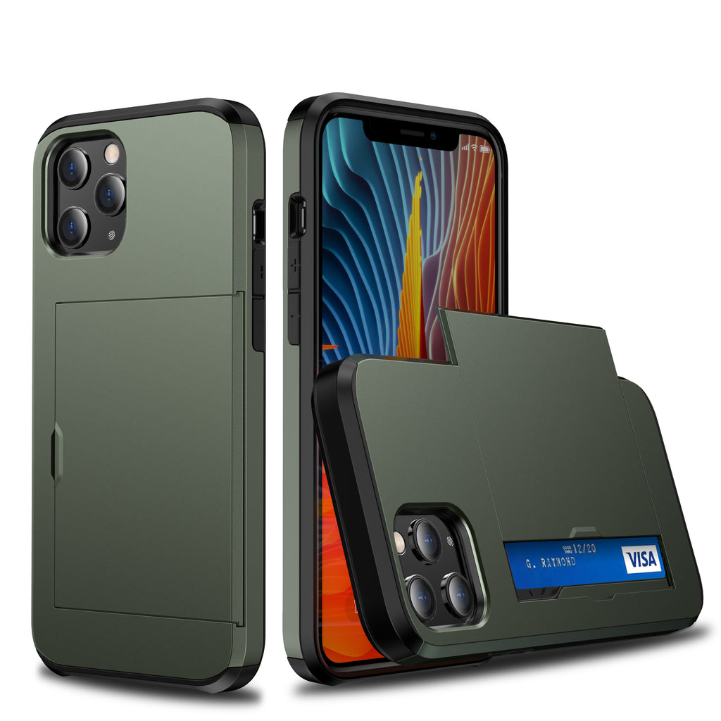Shockproof Wallet Mobile Phone Case for iPhone12/12Pro