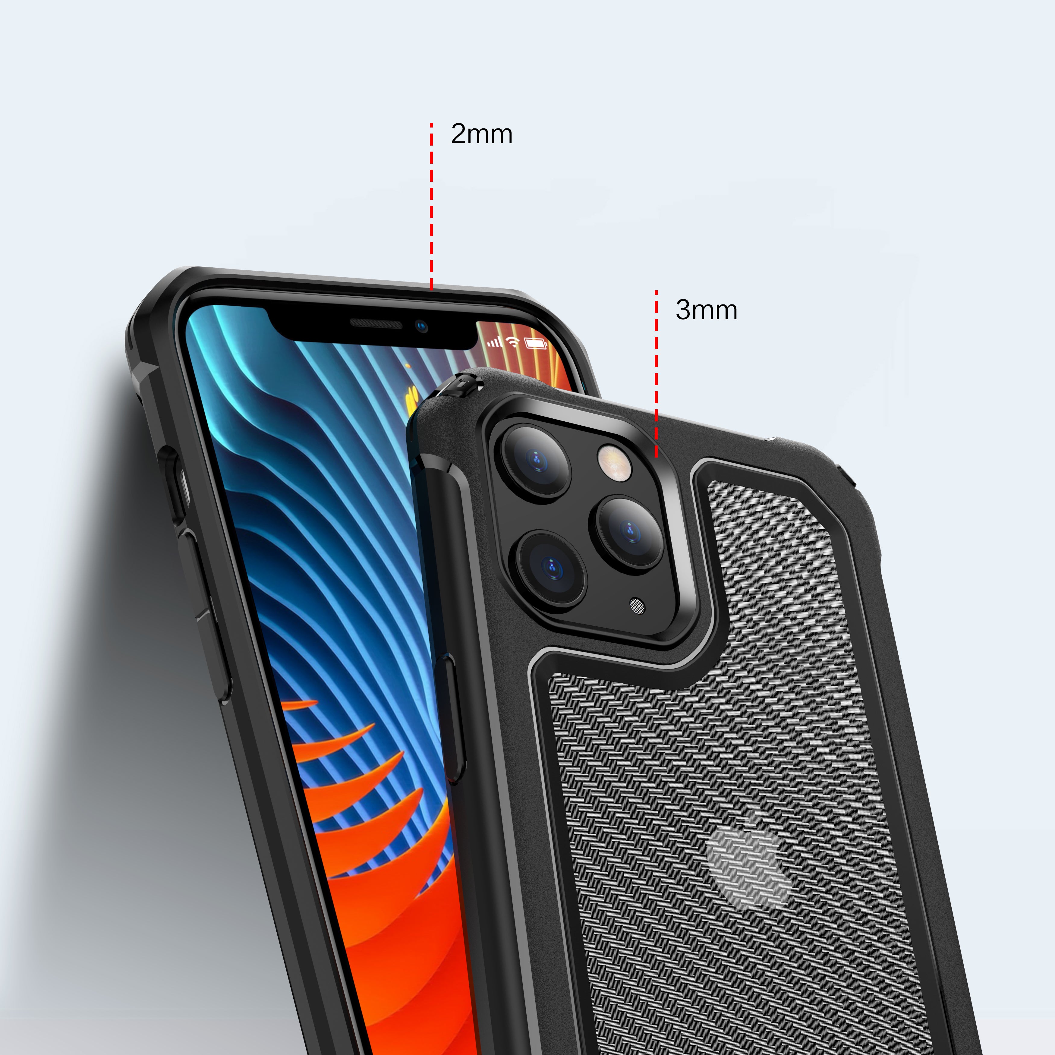 Shockproof Heavy Duty Cover Mobile Case for iPhone11 ProMax Secondary image