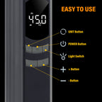 Wireless Electric Multi-function Portable Car Air Pump  Bicycle Tire Inflator