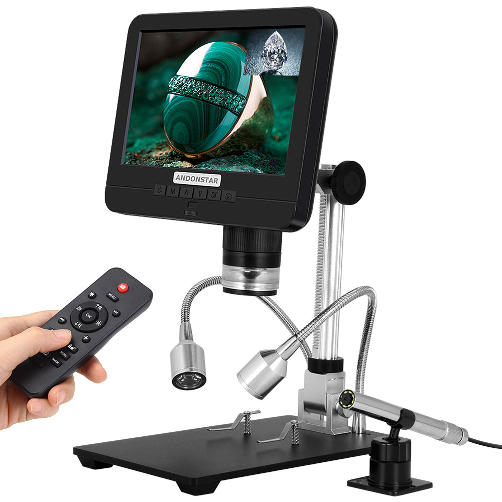 Double lens 7'' microscope and endoscope electronics digital microscope PCB Phone Repair SMD/SMT Soldering Tool Secondary image