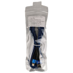 USB Durable nylon Mermaid  Blue Black Charger Cable For iphone ipad