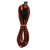 USB Durable nylon Mermaid Black Red Charger Cable For iphone ipad