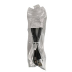 USB Durable nylon Mermaid Black White Charger Cable For iphone ipad