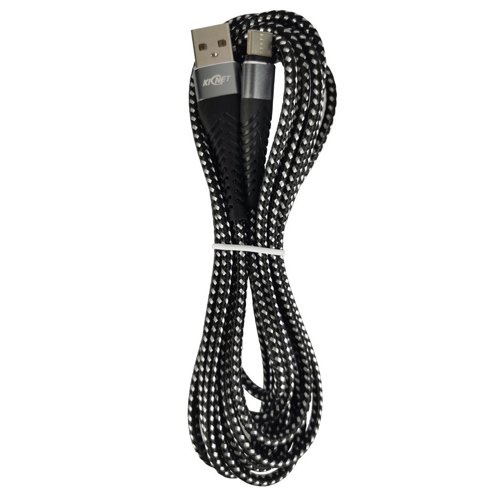 Type-C Mermaid  Black & White Charging Cable Main image