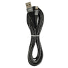 USB Durable nylon Mermaid Black White Charger Cable For iphone ipad
