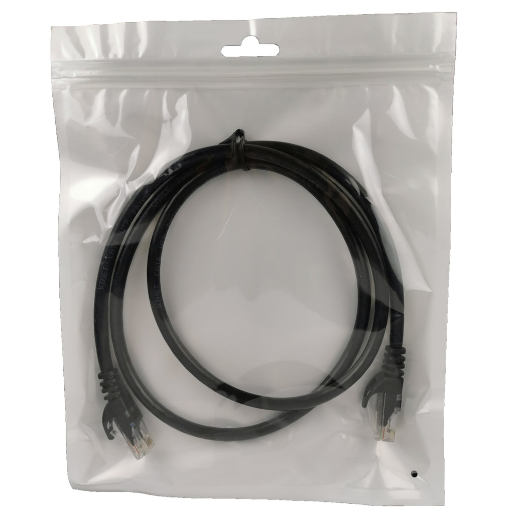 1m Black Ethernet Network Lan Cable CAT6 UTP 1000Mbps RJ45 8P8C