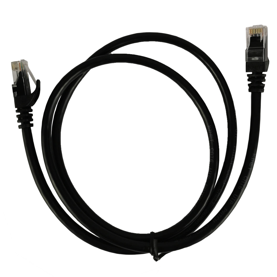 1m Black Ethernet Network Lan Cable CAT6 UTP 1000Mbps RJ45 8P8C Main image
