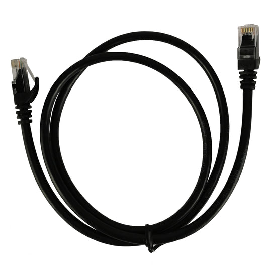 1m Black Ethernet Network Lan Cable CAT6 UTP 1000Mbps RJ45 8P8C