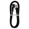 USB Double Elbow Cotton Linen Charger Cable For iphone ipad
