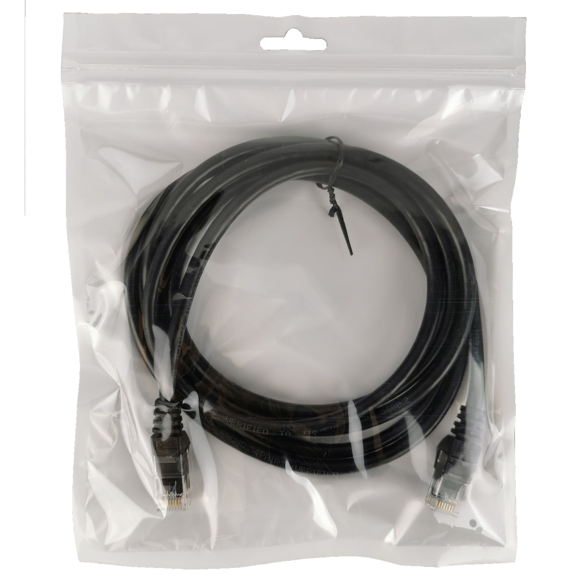 2m Black Ethernet Network Lan Cable CAT6 UTP 1000Mbps RJ45 8P8C Secondary image