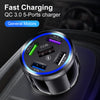 BK359 Car Universal Fast charging QC3.0 5-Ports Charger