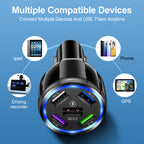 BK359 Car Universal Fast charging QC3.0 5-Ports Charger