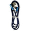 Type-C Double Elbow Cotton Linen Blue Charging Cable