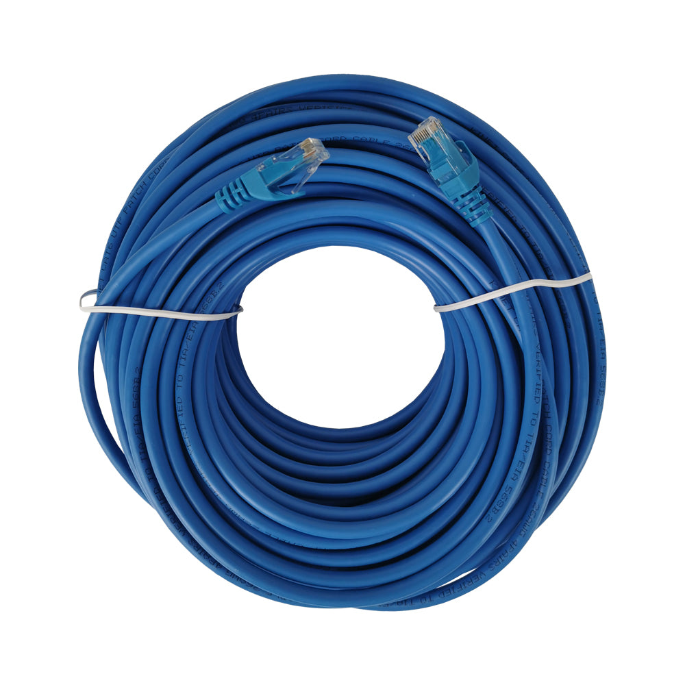 30m Blue Ethernet Network Lan Cable CAT6 UTP 1000Mbps RJ45 8P8C Main image