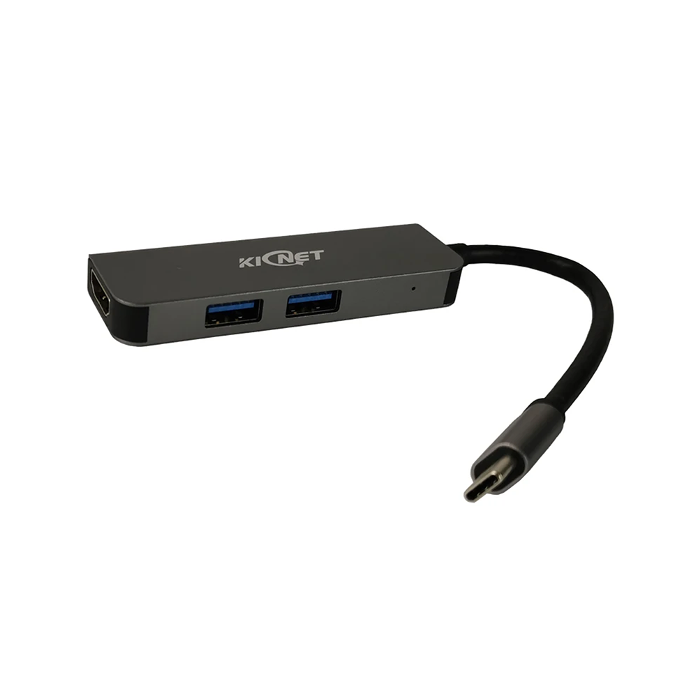 3 IN 1 USB Type C to 4K HDTV USB3.0 USB2.0  Hub Adapter