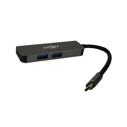 3 IN 1 USB Type C to 4K HDTV USB3.0 USB2.0  Hub Adapter