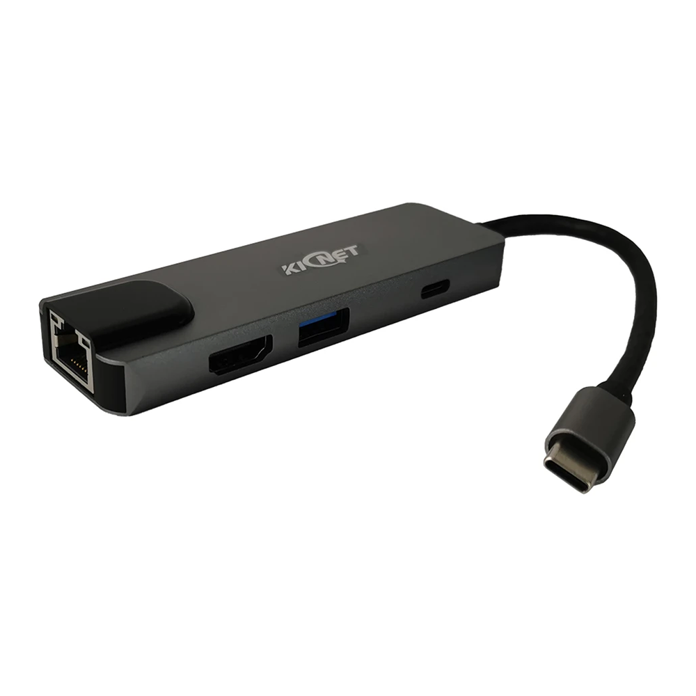 6 IN 1 USB Type C to 4K HDMI LAN USB3.0 USB-C PD SD TF Carder Read Hub Adapter Main image