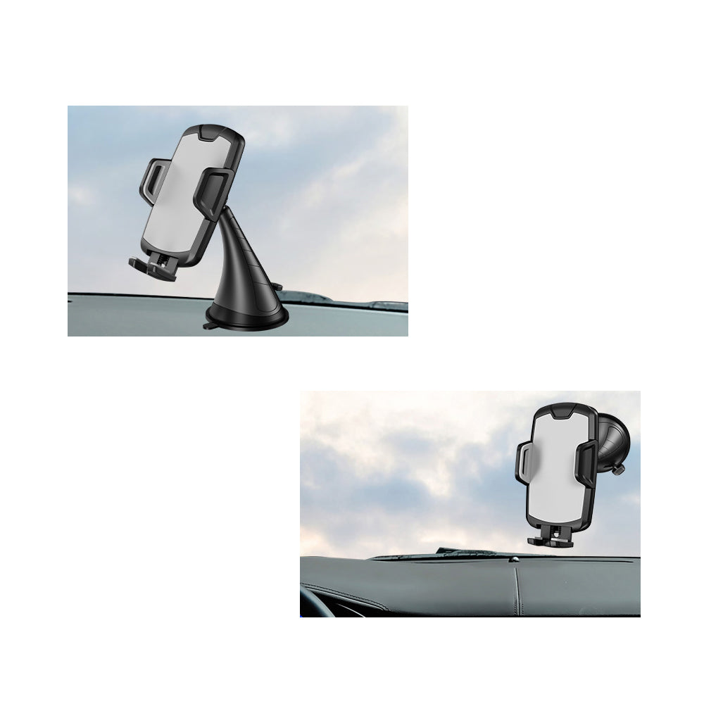 CAK60 Adjustable Horizontal and Vertical Screen Shockproof Dashboard Suction Cup Car Phone Mount