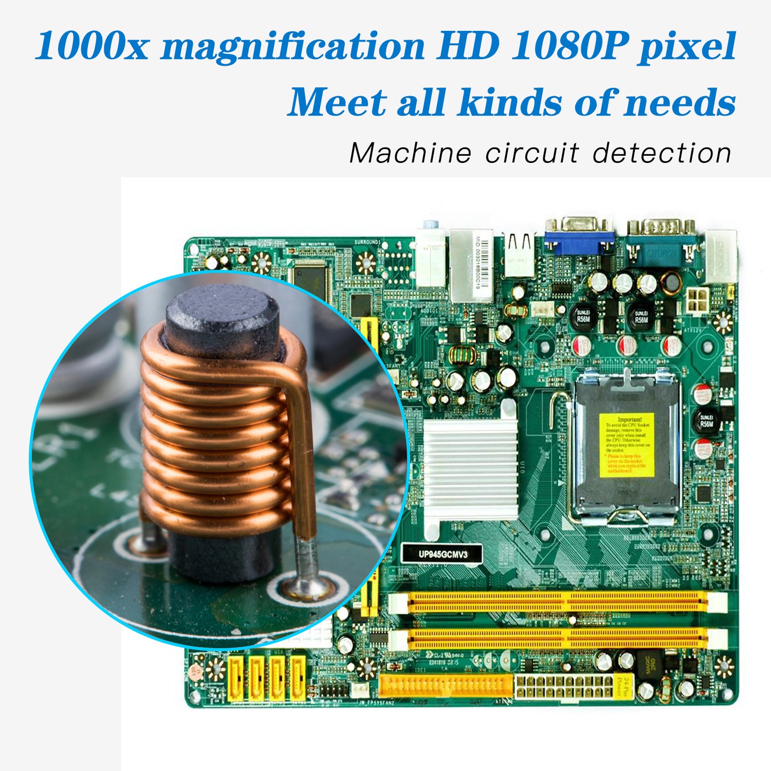 F210 1000 Times Magnification HD 1080P Wifi Digital Microscope