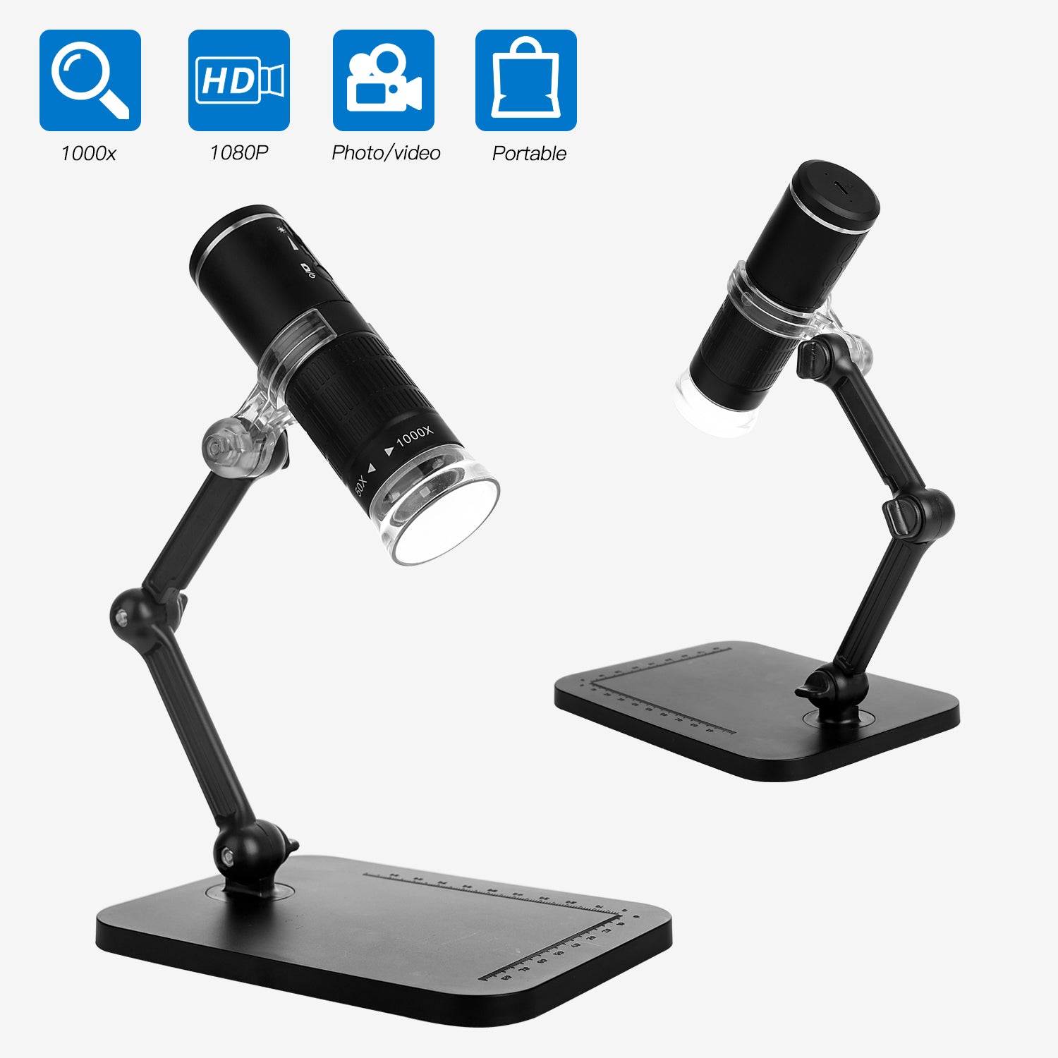 F210 1000 Times Magnification HD 1080P Wifi Digital Microscope