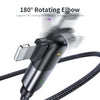 Rotating Elbow USB to Lightning 1.2m Mobile Phone Charger Cable