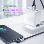 Rotating Elbow USB to Lightning 1.2m Mobile Phone Charger Cable