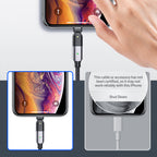 Rotating Elbow USB to Lightning 1.2m Mobile Phone Charger Cable