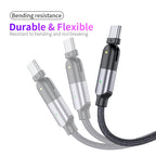 Rotating Elbow USB to Type-C 1.2m Mobile Phone Charger Cable