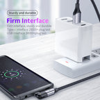 Rotating Elbow USB to Type-C 1.2m Mobile Phone Charger Cable