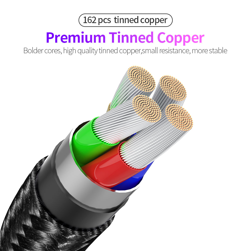 Rotating Elbow USB to Micro USB 1.2m Mobile Phone Charger Cable