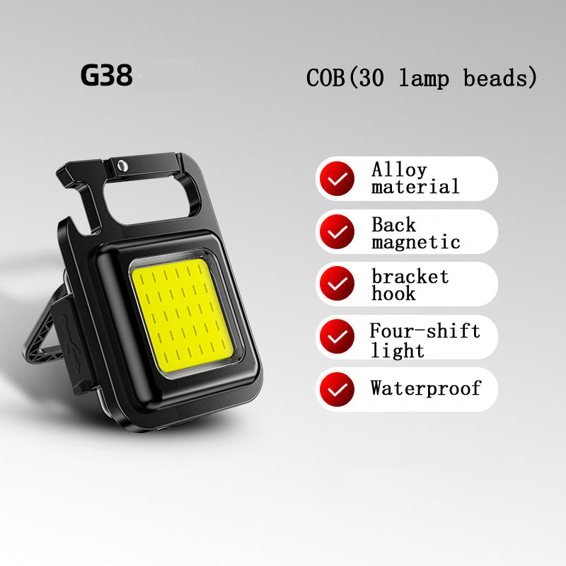 G38 30 Lamp Beads Cob Rechargeable Keychain Light Secondary image