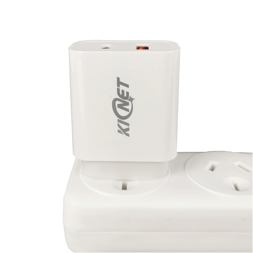 KINET 18W PD & QC dual port Charger Power Adapter