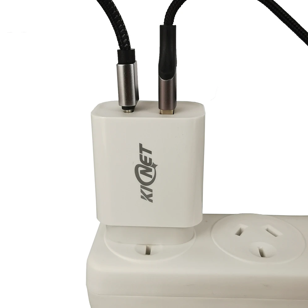 KINET 18W PD & QC dual port Charger Power Adapter